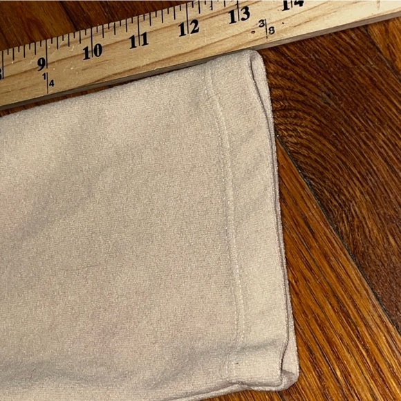 Dudley Stephens Carroll st top medium terry fleece beige oversized spring summer - Picture 7 of 11